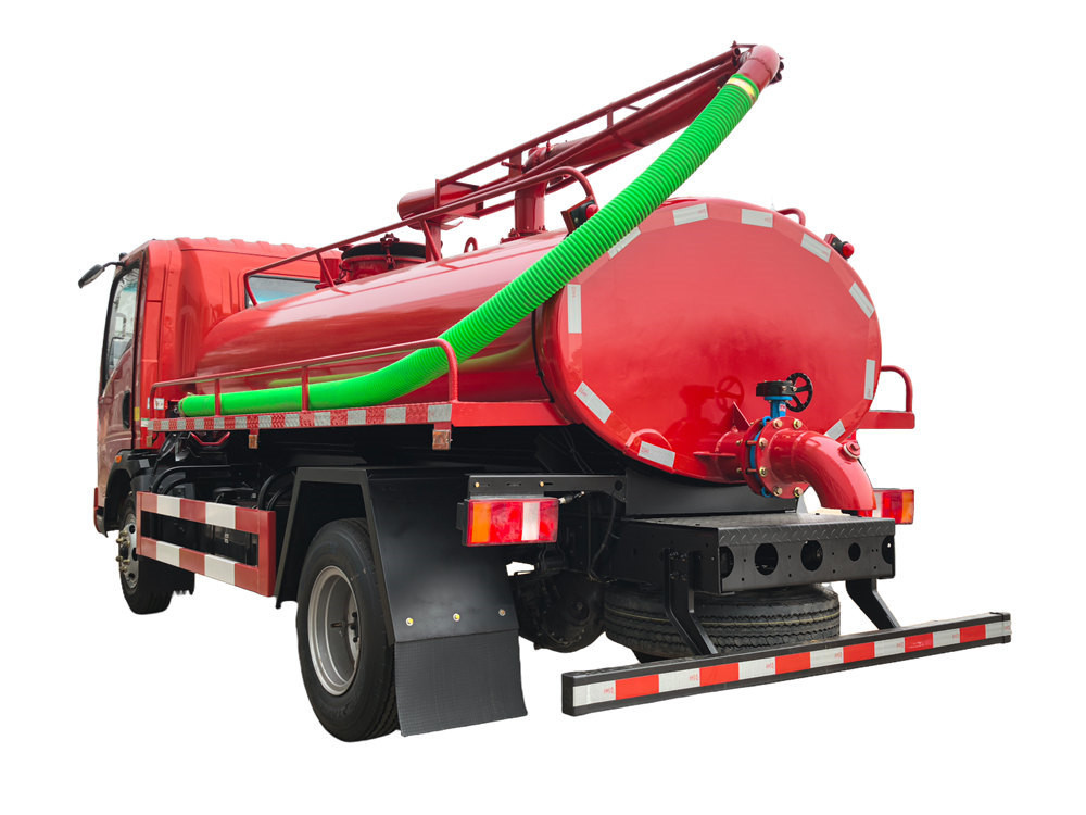 HOWO RHD 4000 liters sewer vacuum truck
