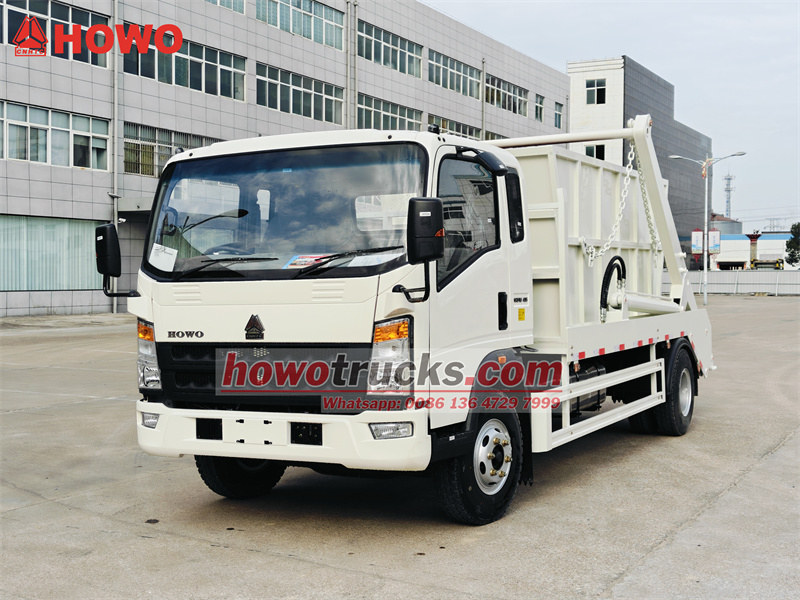HOWO skip loader garbage truck