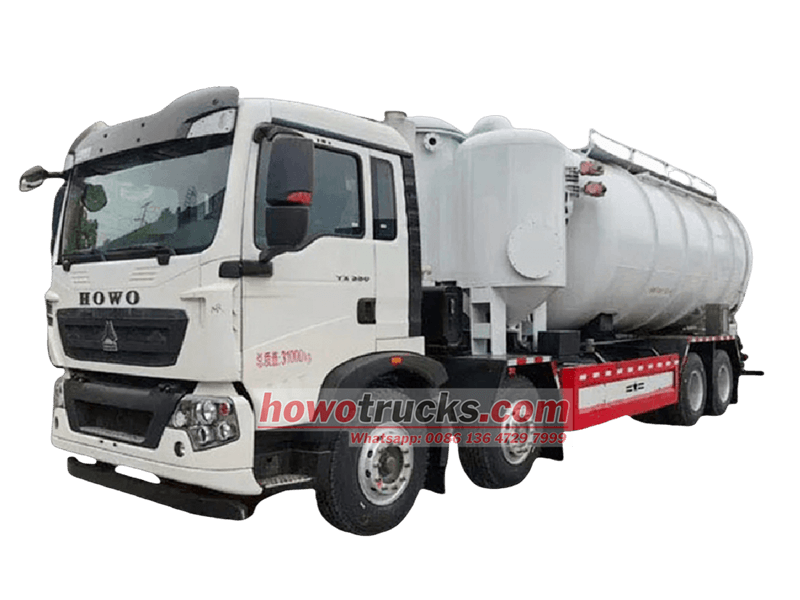 Camion cu aspirator uscat Howo