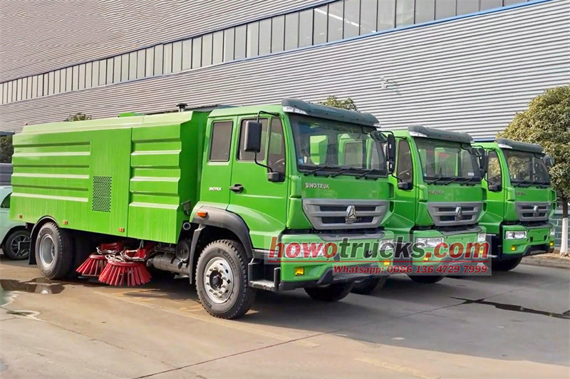 HOWO road sweeper truck manufacturer