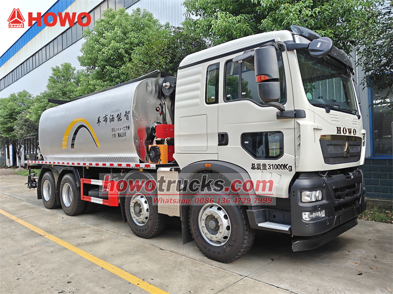 HOWO heavy duty 18cbm asphalt distributor truck