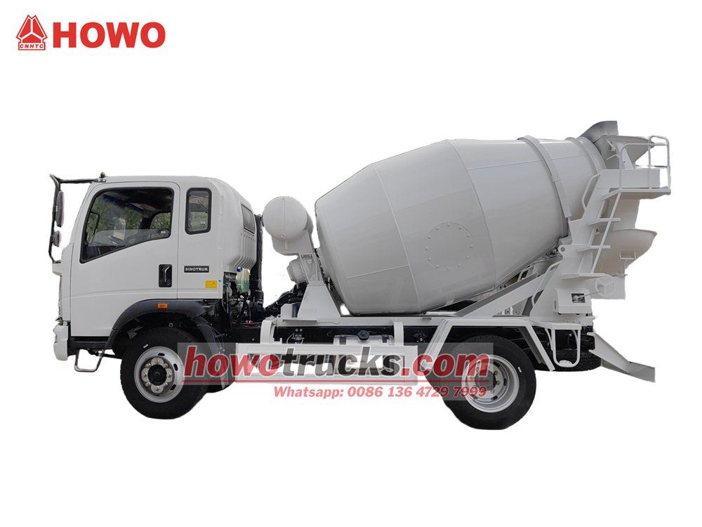 Sinotruk HOWO Light Duty 5cbm Concrete Mixer Truck