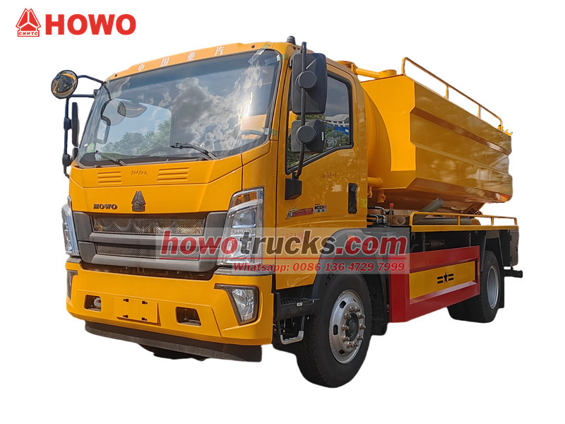 HOWO 10000L sewer jetter truck