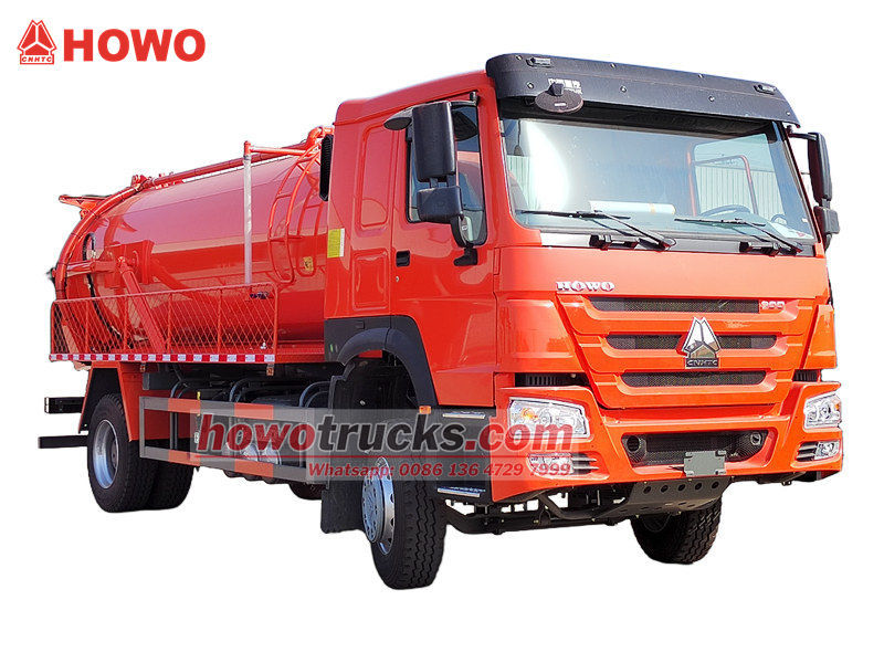 Howo 10,000 liters single axle septic truck