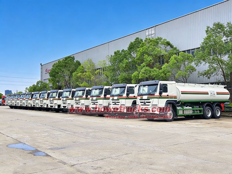 HOWO 10 wheeler diesel tanker trucks for sale