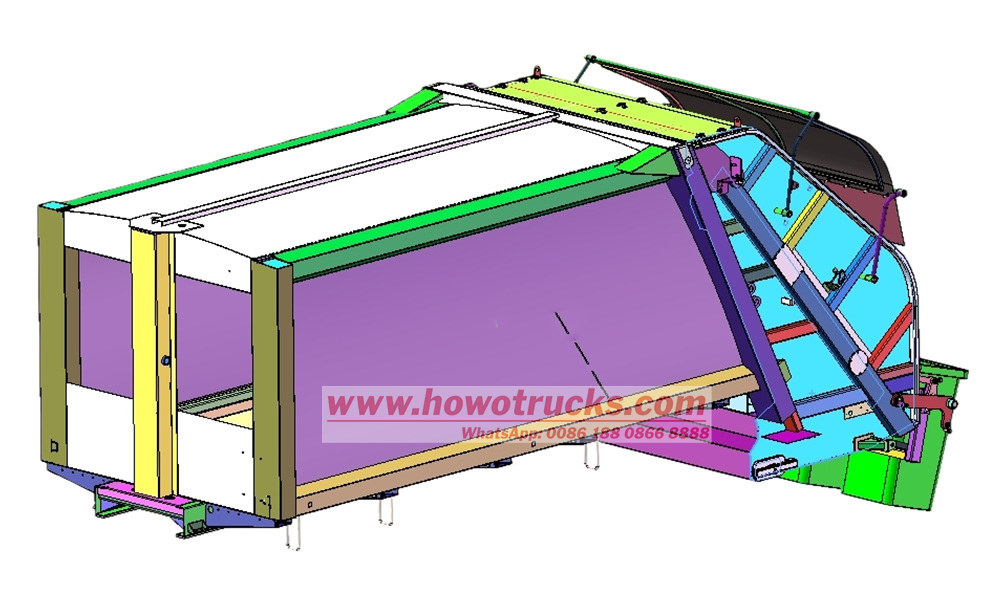 Rear loader compactor body kit