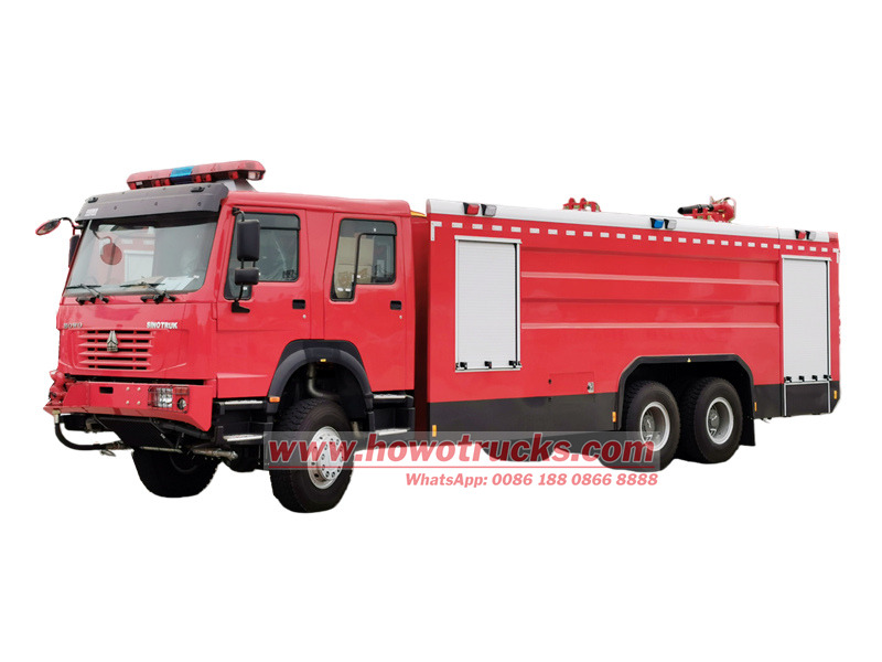 HOWO 6×6 firefighting truck