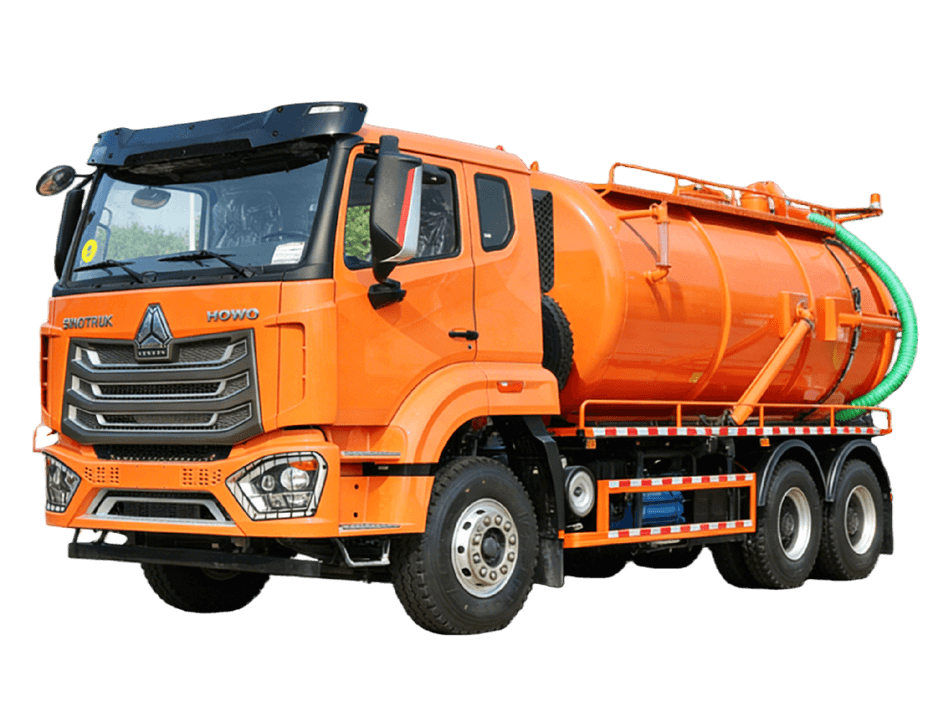 Camion cu aspirator de canalizare Howo