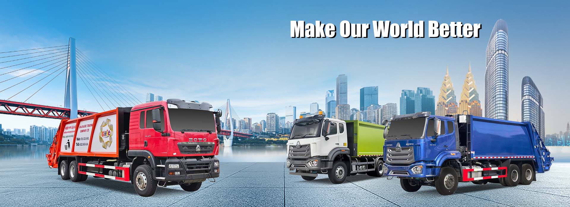 Camion compactor de gunoi Howo