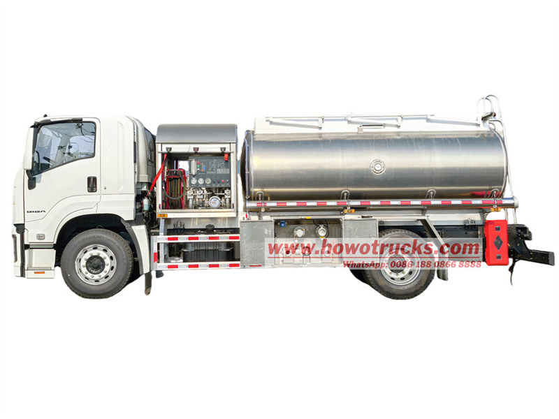 HOWO 10cbm aircraft fuel tanker truck