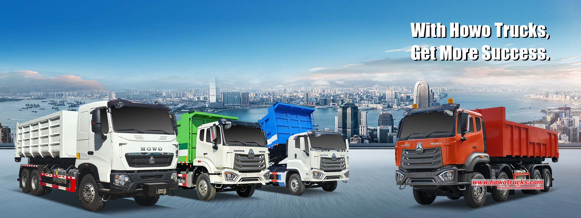 Furnizor de camioane cu cârlig Howo, oferă camioane cu braț rulant HOWO de 10 tone, 15 tone, 20 tone, 25 tone