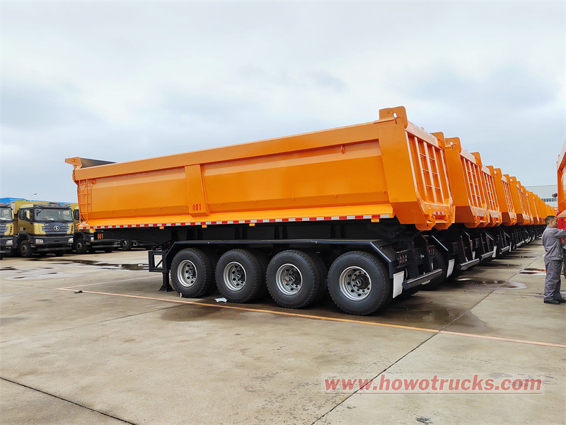 4 axle dumper semitrailer manufacturer