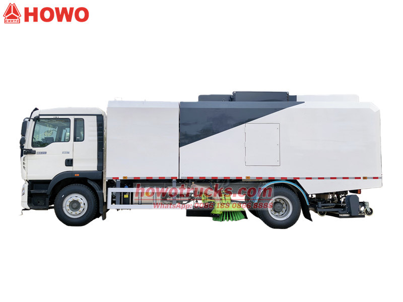 Howo TX vacuum sweeper truck 