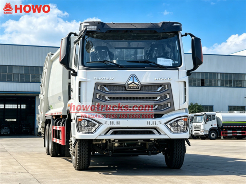 HOWO 20cbm rear loader truck
