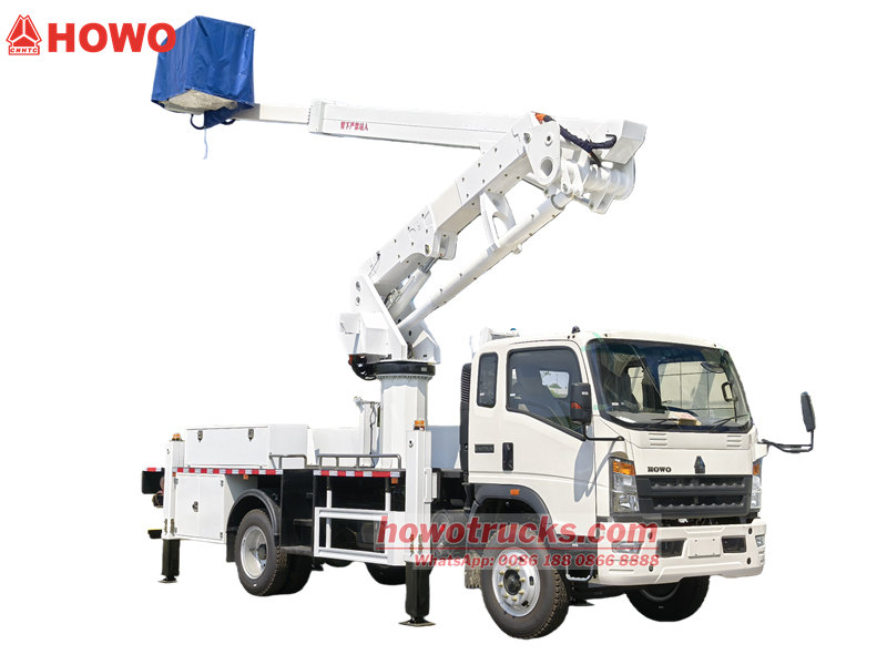 HOWO 18 meter articulated platform aerial truck HOWO 18 meter articulated platform aerial truck