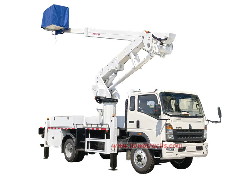 HOWO 18 meter articulated platform aerial truck HOWO 18 meter articulated platform aerial truck