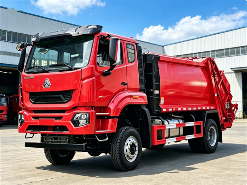 HOWO 12CBM garbage compactor vehicle