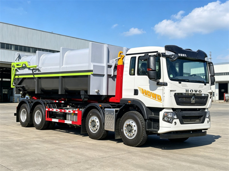 HOWO heavy 25tons garbage hooklift truck HOWO heavy 25tons garbage hooklift truck