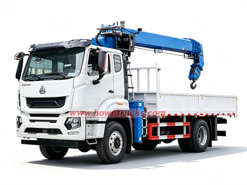 HOWO M7 cabin truck mounted 10tons crane HOWO M7 cabin truck mounted 10tons crane
