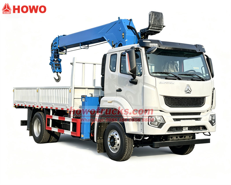 HOWO M7 cabin truck mounted 10T crane